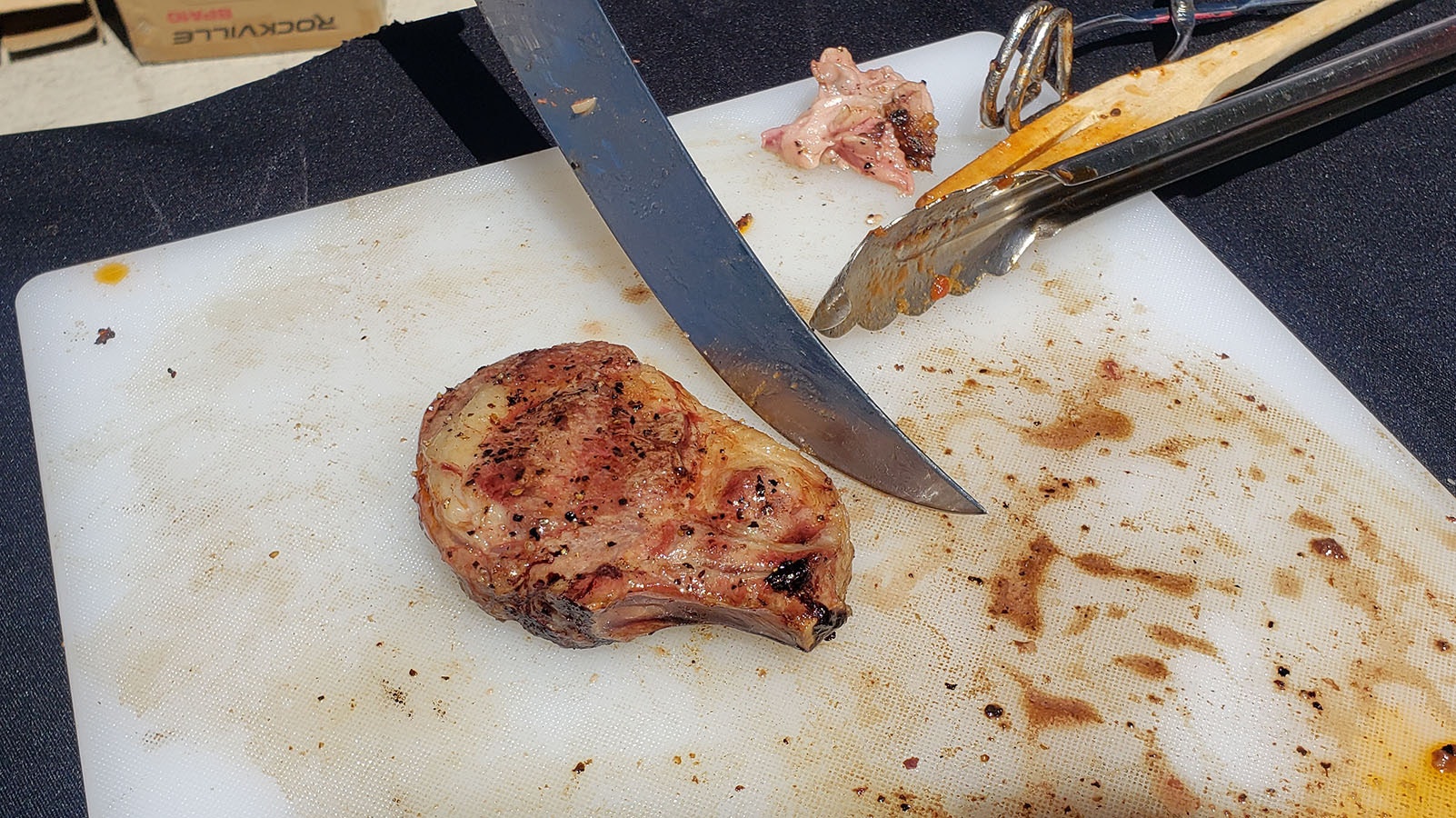 Lamb steaks seasoned with a little garlic salt are cooked on the grill a bit like a steak to medium rare and drew rave reviews during a recent cooking demonstration in Kemmerer.