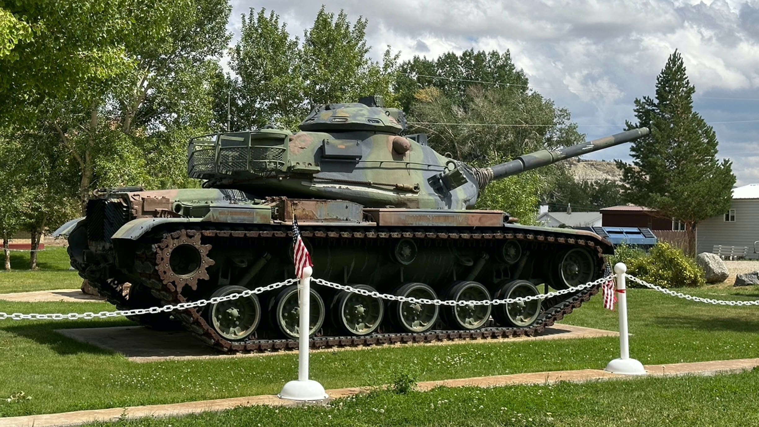 La Barge park with Army Tank 8 6 23