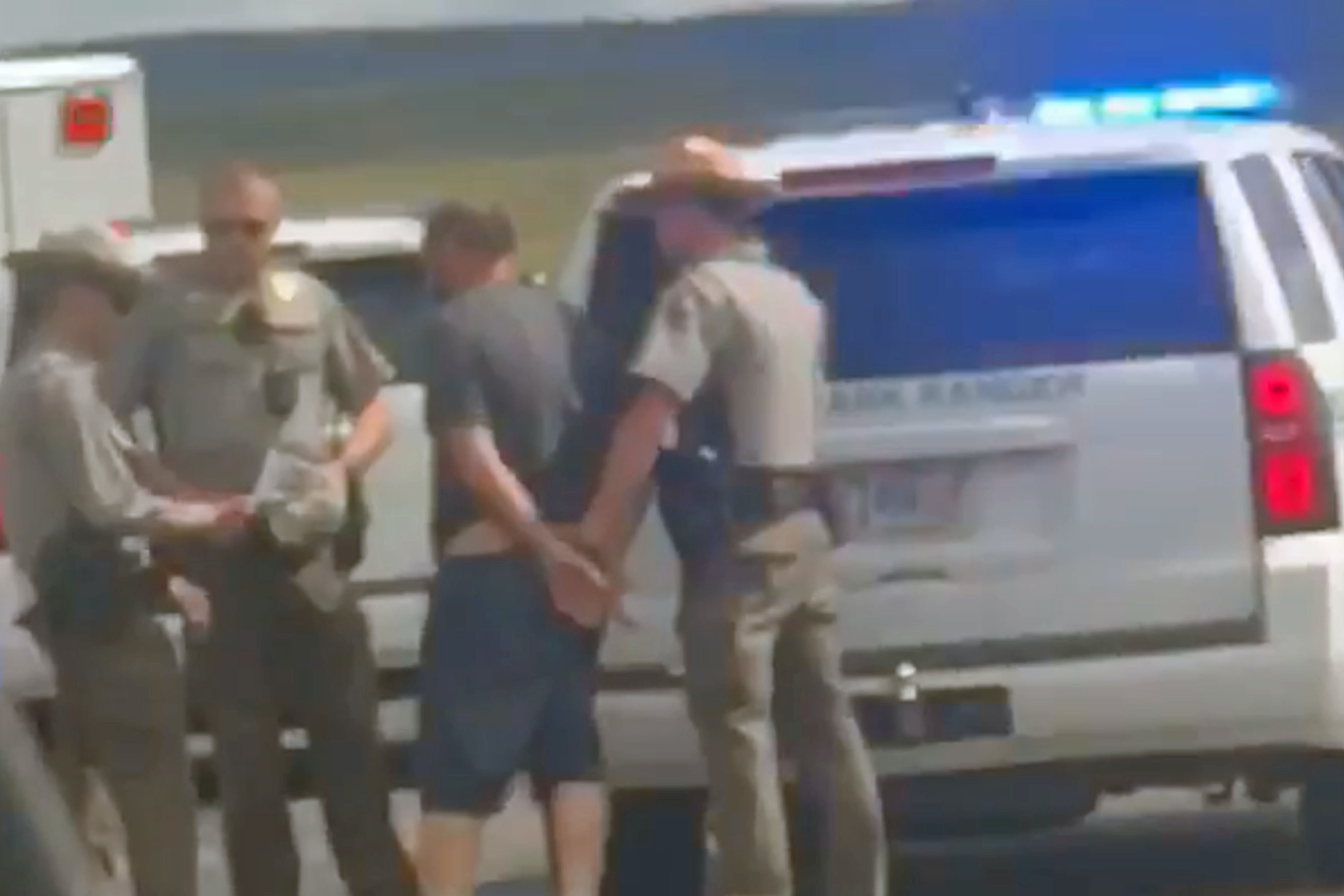 Yellowstone arrested dude